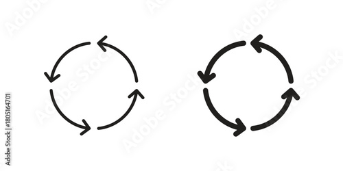 Recycle icon concept vector illustration. logotype icon designs