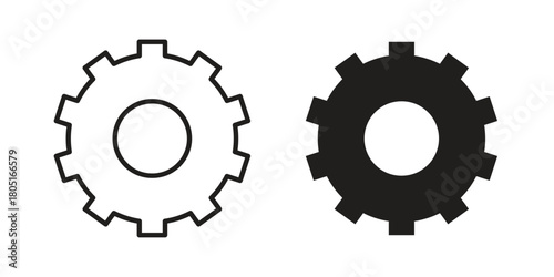Settings icon concept vector illustration. logotype icon designs