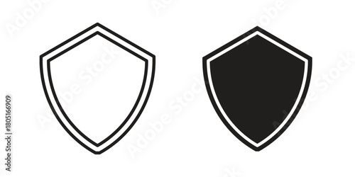 Shield icon concept vector illustration. logotype icon designs