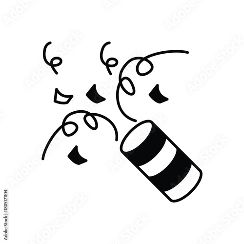 Fireworks icon clean and modern vector illustration