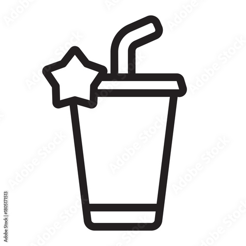 drink line icon
