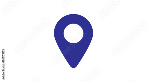 Location or map pin icon symbol. Vector illustration