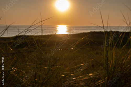 Sunset on the North Holland coast