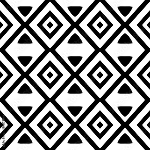  Abstract texture for fabric print, clotht,card, table cloth,tapestry, furniture, banner, cover, invitation, decoration, wrapping.Seamless repeating pattern. Black and white color.