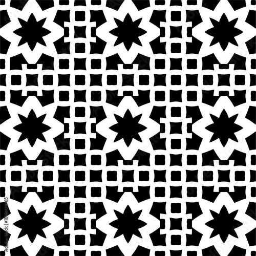  Abstract texture for fabric print, clotht,card, table cloth,tapestry, furniture, banner, cover, invitation, decoration, wrapping.Seamless repeating pattern. Black and white color.
