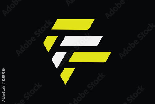 Free Download Initial letter FFF OR TTT Logo vector illustration for business, brand, company, organization. - GFXLoad