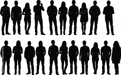 Cow silhouette vector graphic design with black btommyn and blue cow illustration isolated images