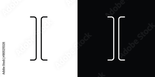 Cursor text icon. Outline symbol for Website UI