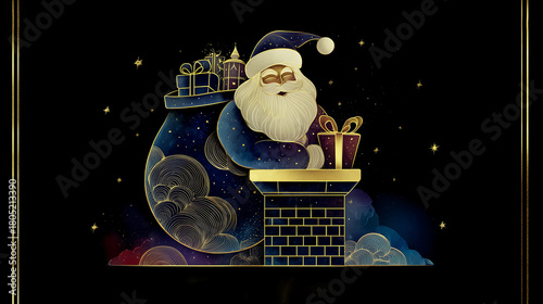 Cheerful Santa Claus