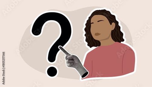 question mark. question. ask. collage with a question mark. ask something. unclear question. doodle style. clarification. answers to questions. vector. people. human hand.