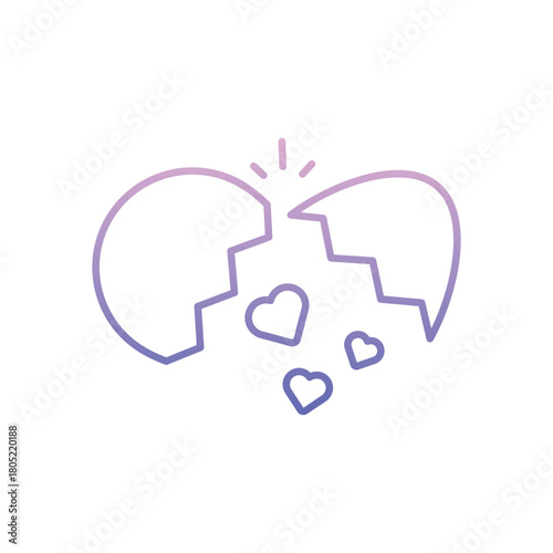 Cracked Egg vector icon