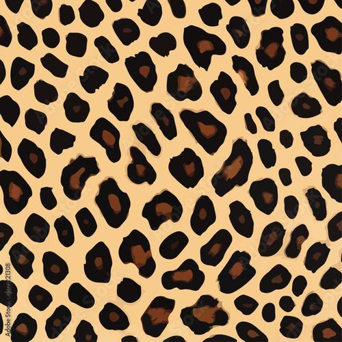 Valokuva Cheetah trendy pattern background