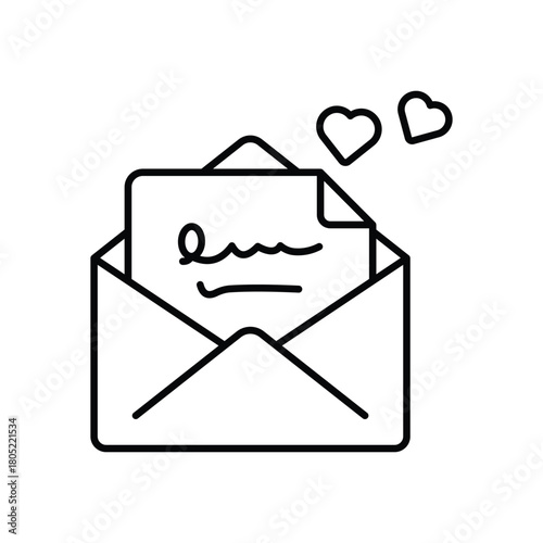 Love Letter vector icon