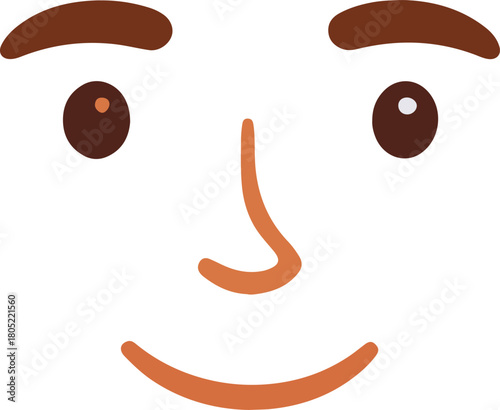 Minimal Face Illustration