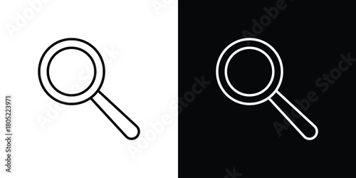 Search icon. Outline symbol for Website UI