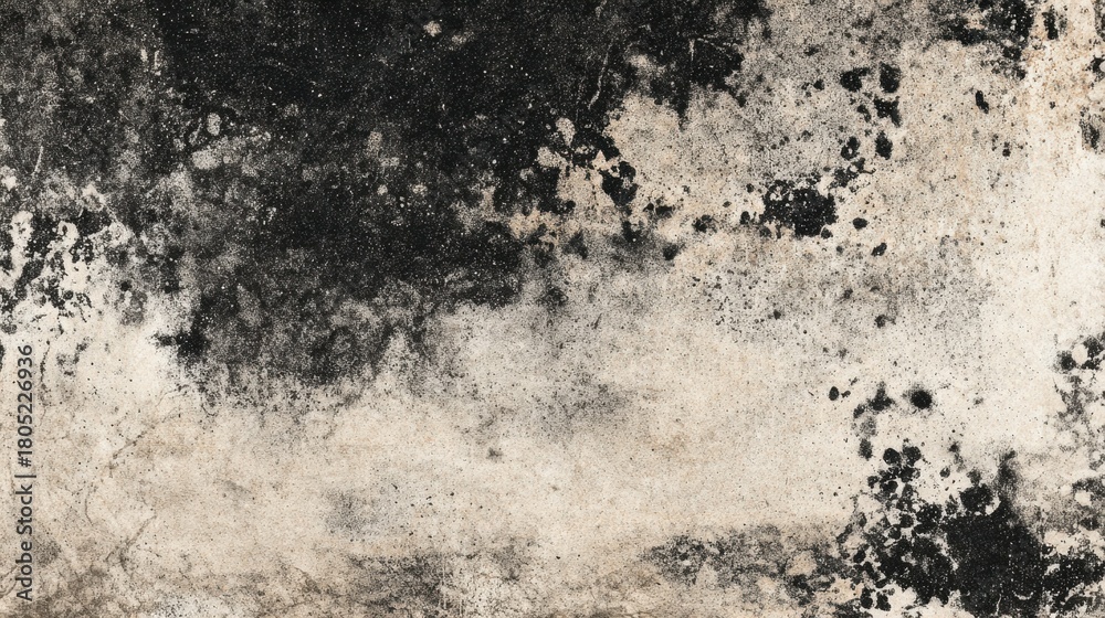 Obraz premium A black and white photo of a dirty surface with a lot of dust and dirt. The photo has a moody and somewhat eerie feel to it
