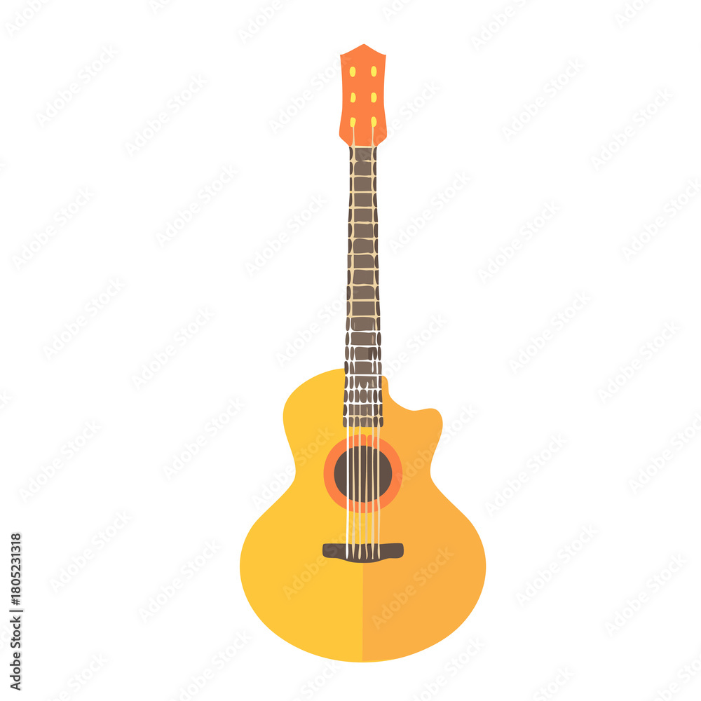 Obraz premium Simple Guitar Icon 