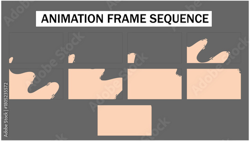Liquid Hand-Drawn Transition | Frame by Frame Animation Vector Sequence	