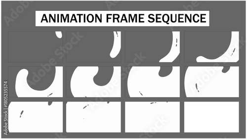Liquid Hand-Drawn Transition | Frame by Frame Animation Vector Sequence	