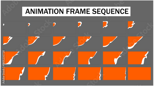 Liquid Hand-Drawn Transition | Frame by Frame Animation Vector Sequence	