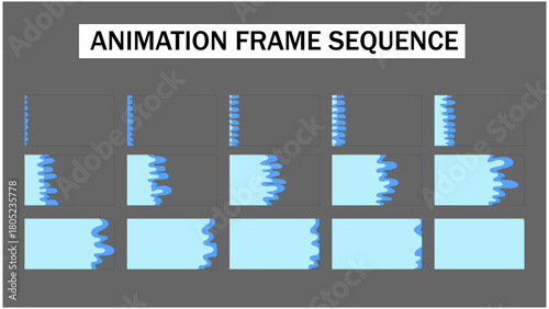 Liquid Hand-Drawn Transition | Frame by Frame Animation Vector Sequence	