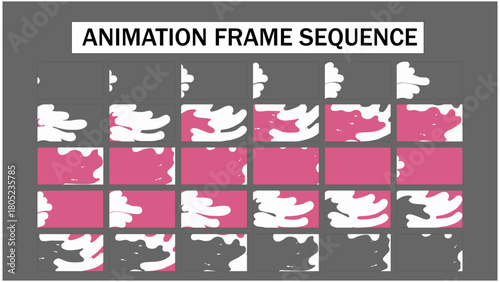 Liquid Hand-Drawn Transition | Frame by Frame Animation Vector Sequence	