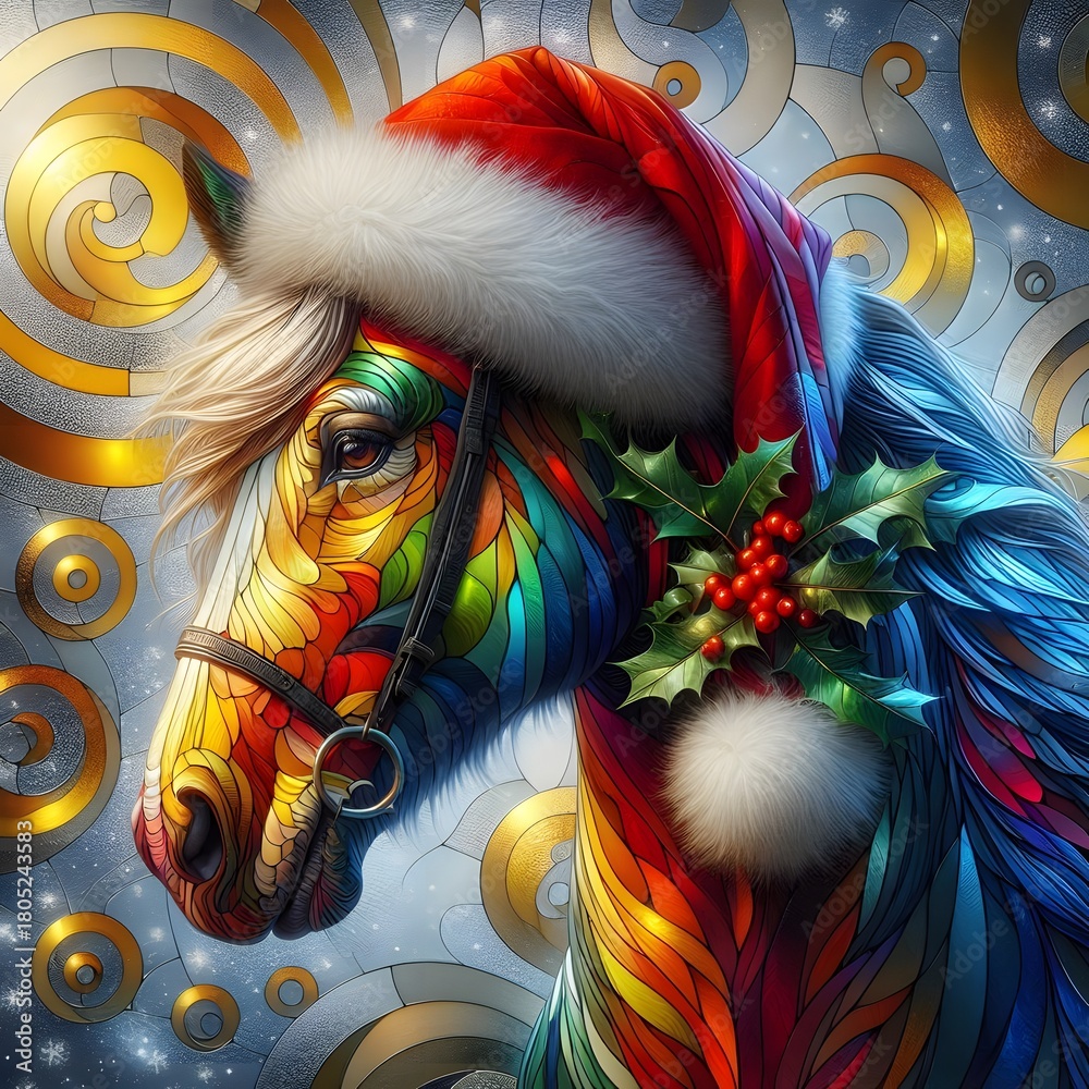 Obraz premium colorful feathers on a dark background