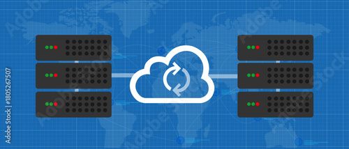 Global Data Synchronization: Server Mirroring via Cloud