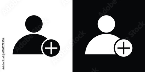 Delete user icons in black and white shilhouette style for App Ui