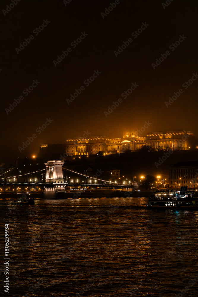 Fototapeta premium night view of the city