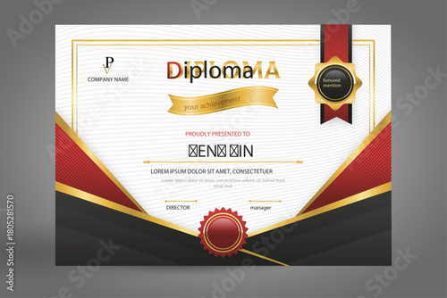 Name card, Certificate