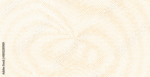Soft beige radial halftone burst with smooth gradient dot pattern expanding outward, gentle abstract background ideal for elegant minimal design themes, modern decorative projects and subtle artistic 