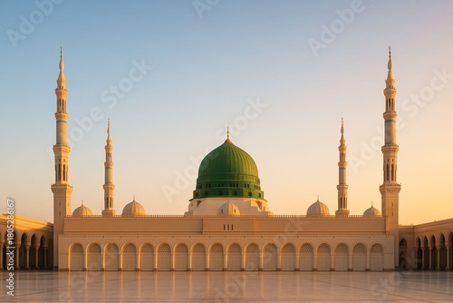 Al-Masjid an-Nabawi | Madina Mosque, Islamic Architecture, Holy Historic Mosque, Prophet Mosque, Nabawi Mosque, Holy Landmark, Masjid e Nabawi, Madina Shareef, Saudi arabia, Medina, Madinah, Holy City