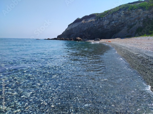 Plage sicile , Capo Milazzo , Sicile , Italie