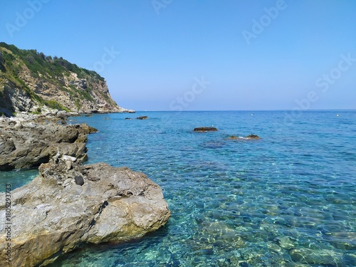 Plage sicile , Capo Milazzo , Sicile , Italie