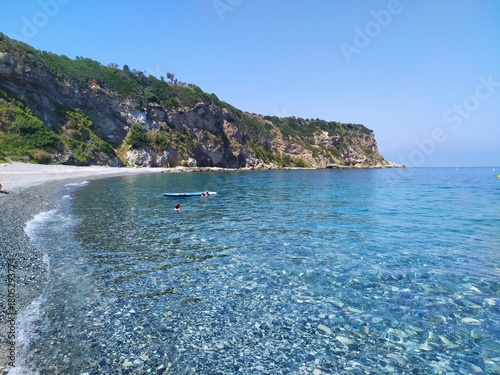 Plage sicile , Capo Milazzo , Sicile , Italie