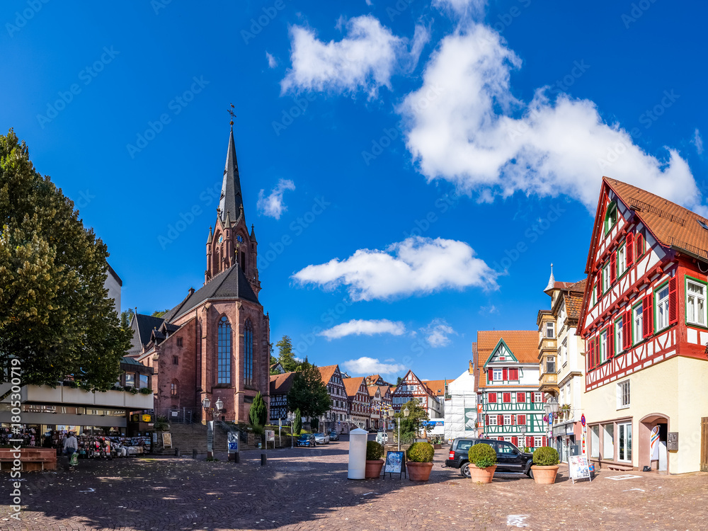 Obraz premium Altstadt, Calw, Schwarzwald, Deutschland 