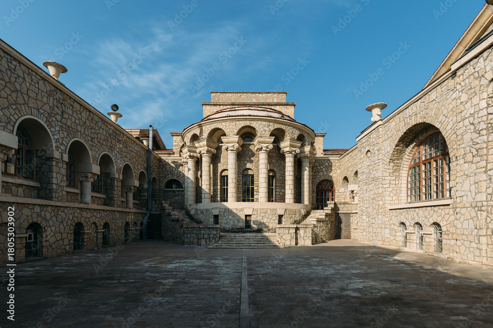 Fototapeta premium Old mud bath named after Semashko in Essentuki