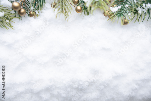 serene snowy forest backdrop, calm winter landscape with soft sunlight and pine details present