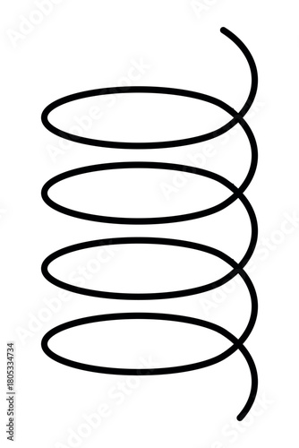 Pressure spring icon.