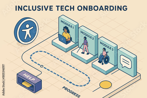 Inclusive technology onboarding process for diverse accessibility needs