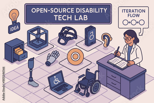 Open-source disability tech lab: innovations in assistive devices and iteration flow