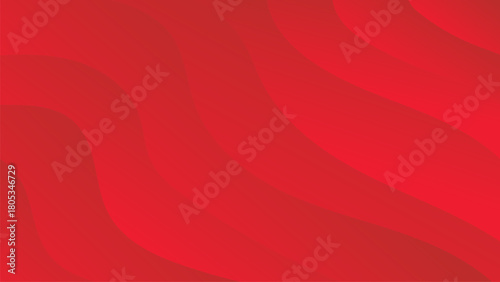 Flowing soft red silk fabric texture with abstract wavy pattern and smooth light curve motion design backdrop