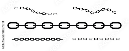 Chain silhouette set