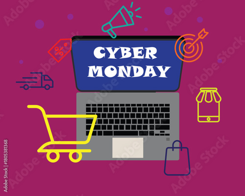 shopping online with cyber monday .
