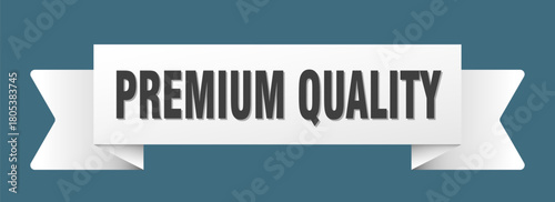 premium quality ribbon isolated on transparent background. premium quality ribbon
