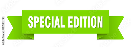 special edition ribbon isolated on transparent background. special edition ribbon