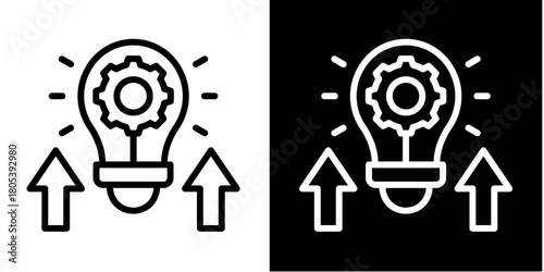 Breakthrough Idea   Icon Set White Mix Style Collection