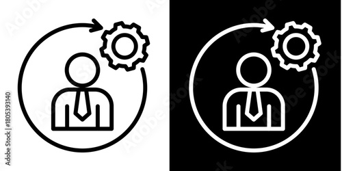 Business Reset   Icon Set White Mix Style Collection