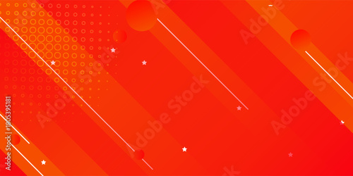 abstract red and orange gradient background with geometric shapes, can be used for sales banners, eps.10.